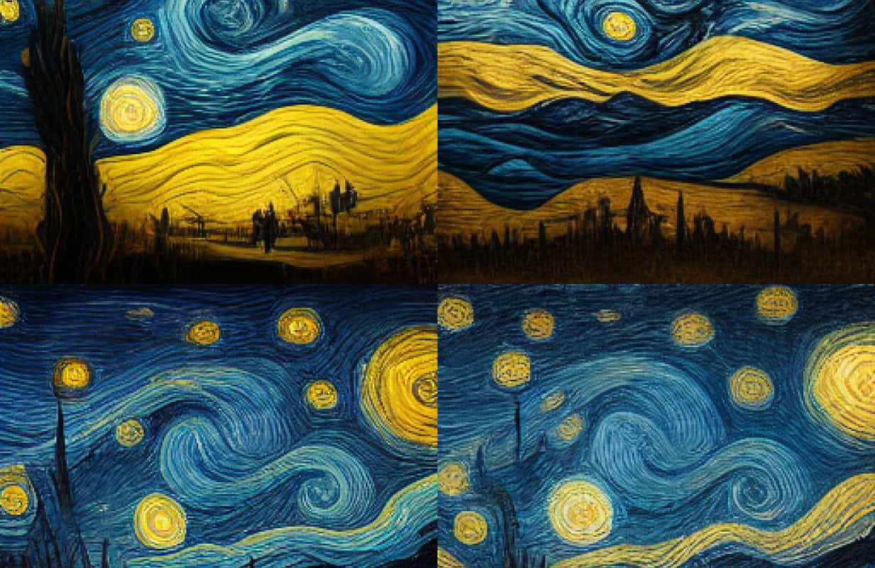 AI-generated artwork derived from a copyrighted illustration